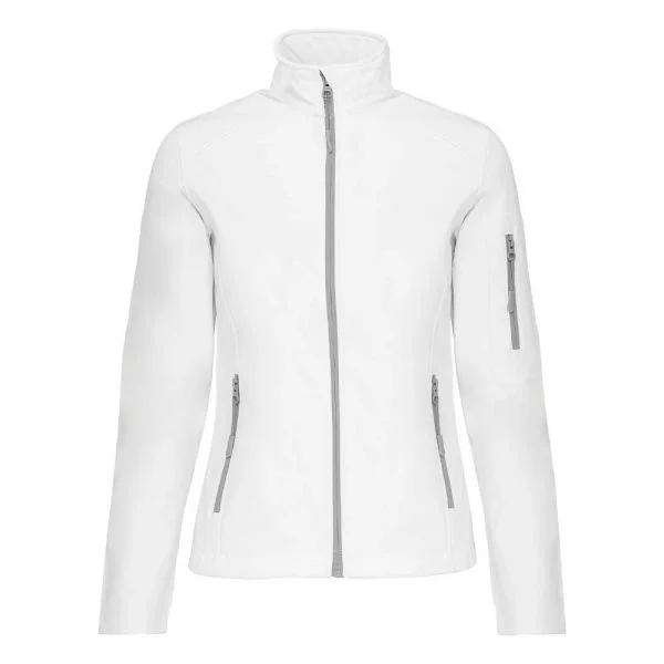 Veste softshell femme Kariban blanc