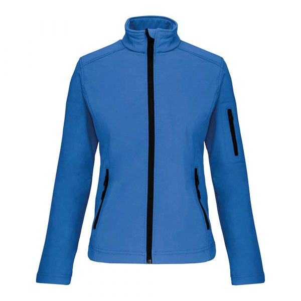 Veste softshell femme Kariban bleu