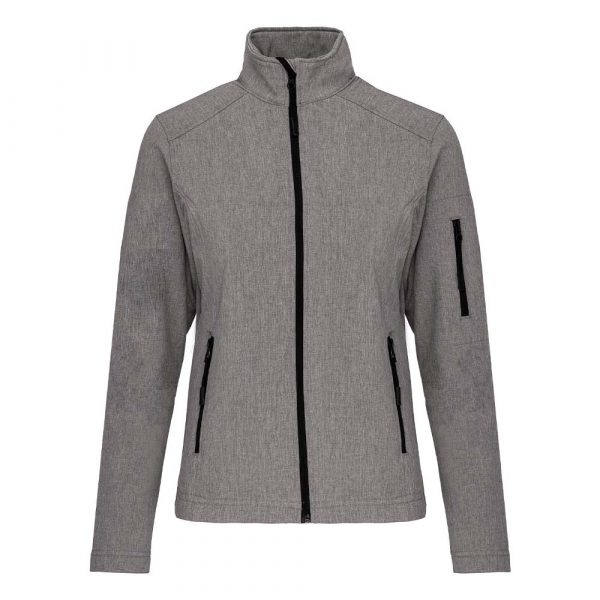 Veste softshell femme Kariban gris chiné