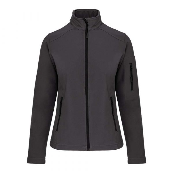 Veste softshell femme Kariban titanium