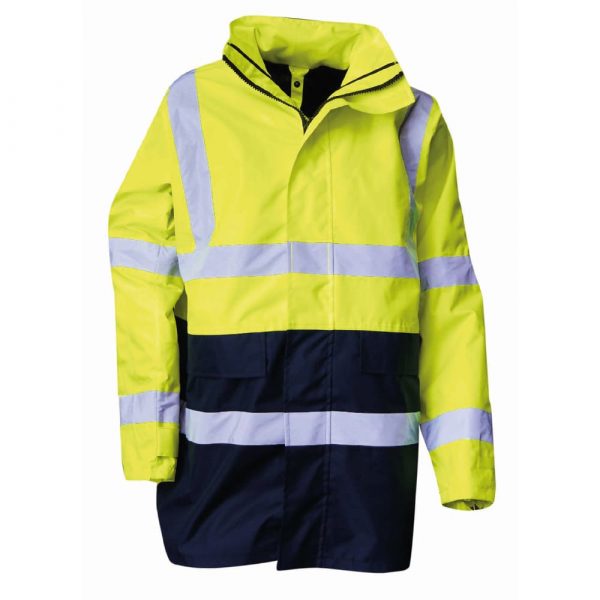 Kit de parkas haute-visibilité LMA PREVENTION version jaune 2