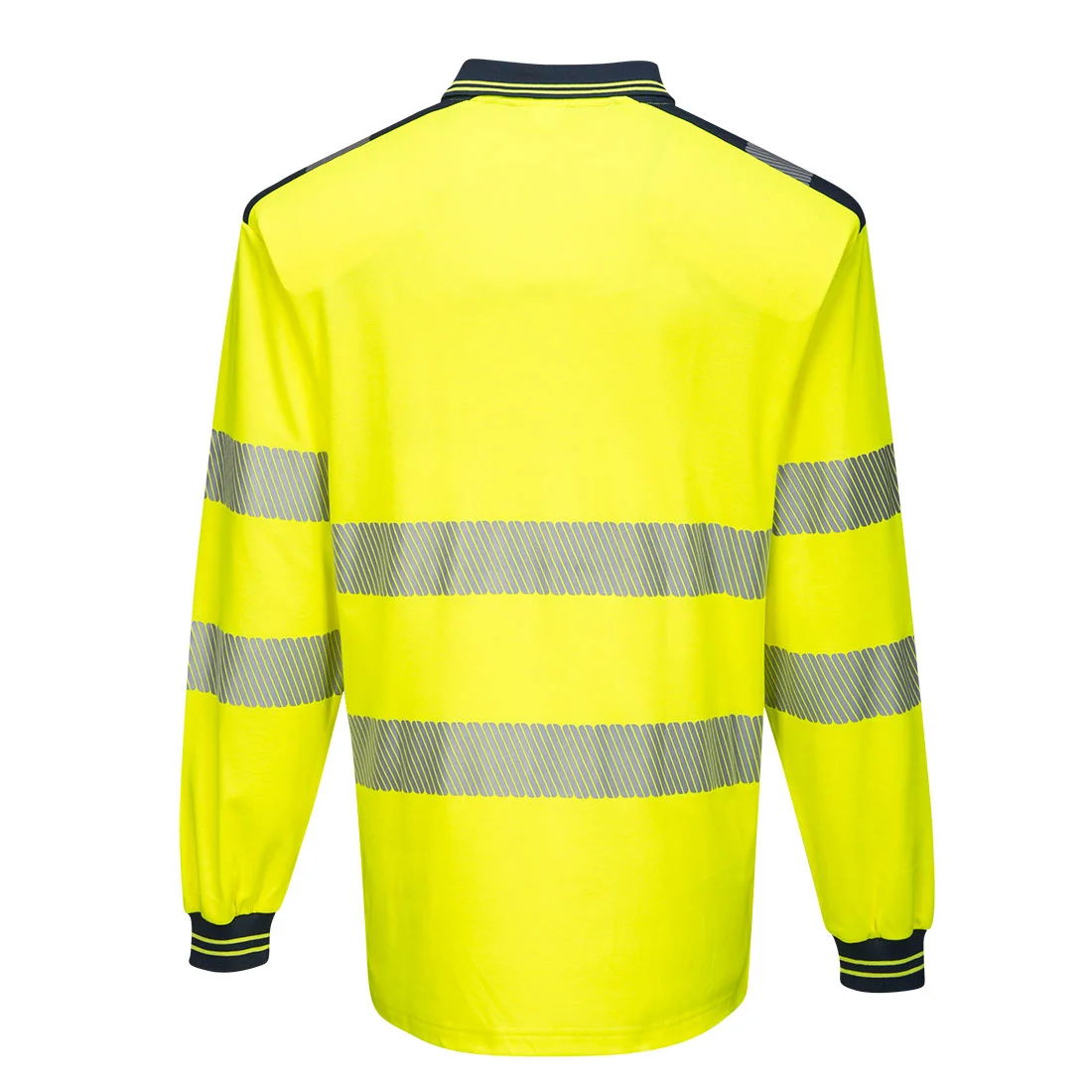 PORTWEST - Short En Poly-coton Léger Haute Visibilité Jaune/Marine | Mister Materiaux
