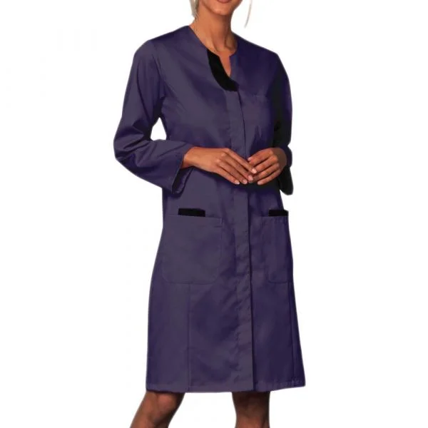 blouse-pour-femme-snv-lali-manches-reglables-bleu-fonce Blouse pour femme SNV LALI manches réglables bleu foncé