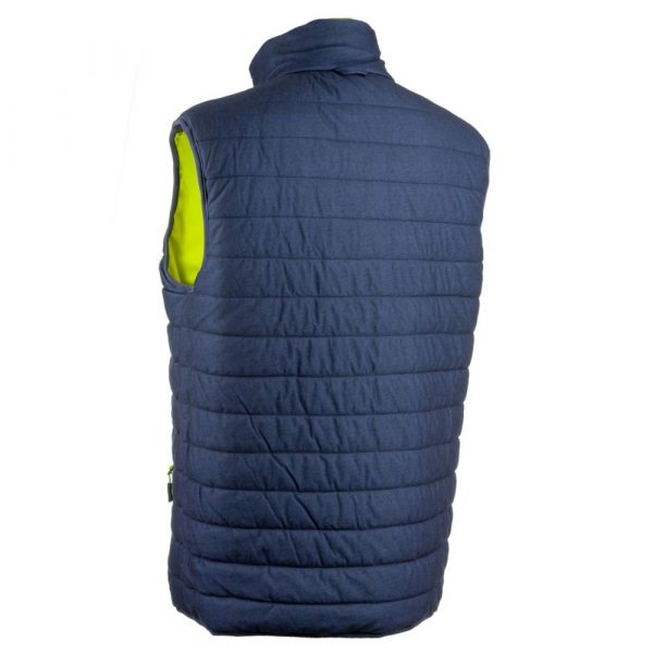 Bodywarmer HV Coverguard Yoru jaune réversible dos