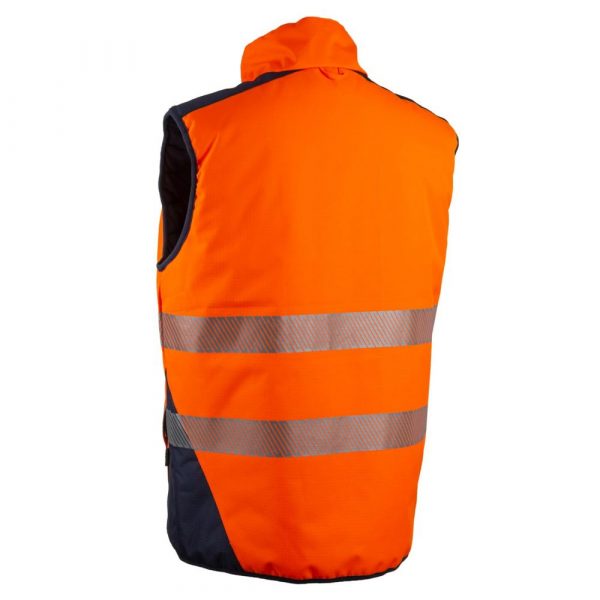 Bodywarmer HV Coverguard Yoru orange dos