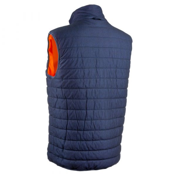 Bodywarmer HV Coverguard Yoru orange réversible dos