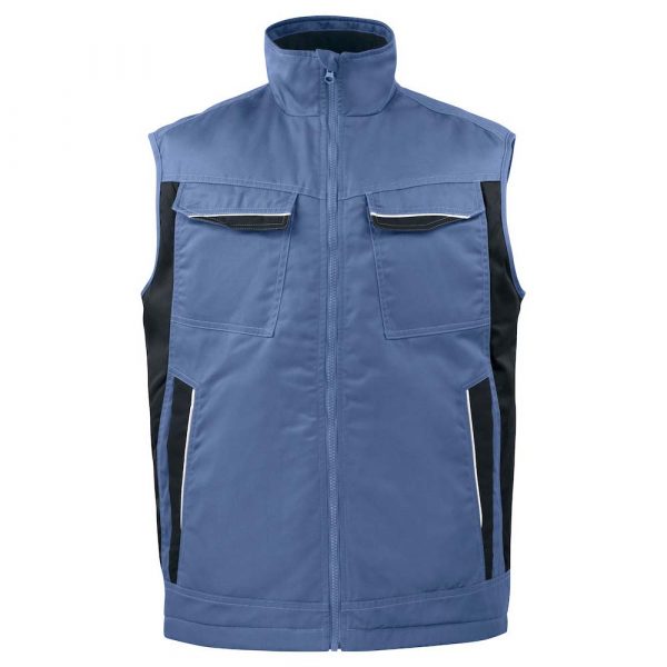 GILET DOUBLÉ CONTRASTÉ PRIO bleu ciel