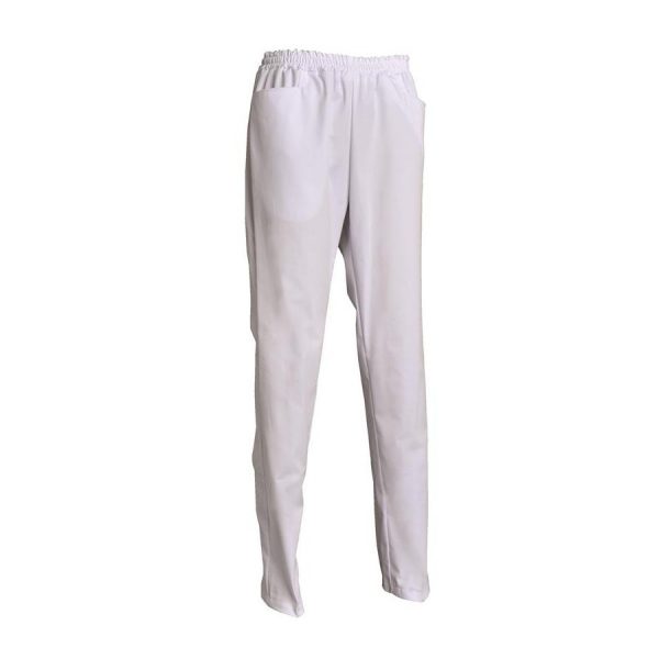 Pantalon SNV Dali poly-coton blanc