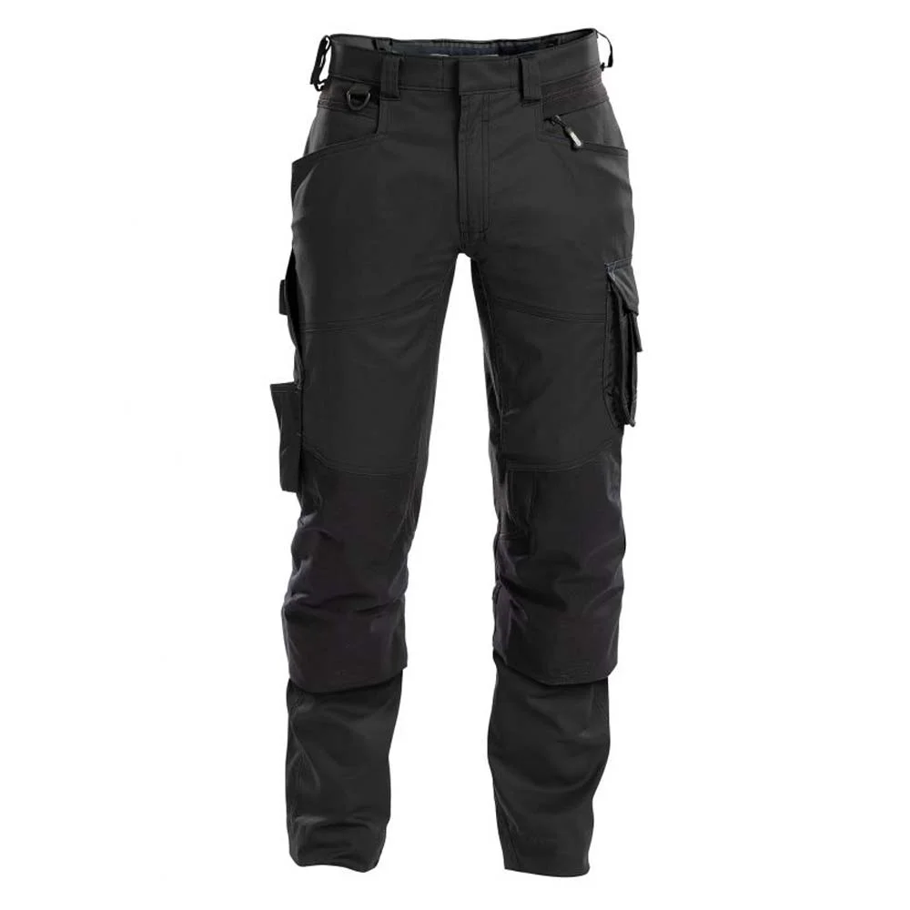 PANTALON DE TRAVAIL HOMME POCHES GENOUILLÈRES CARGO PANTALON DE NOIR J