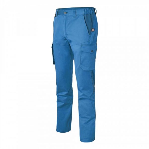 Pantalon multipoches MOLINEL Overmax bleu azur