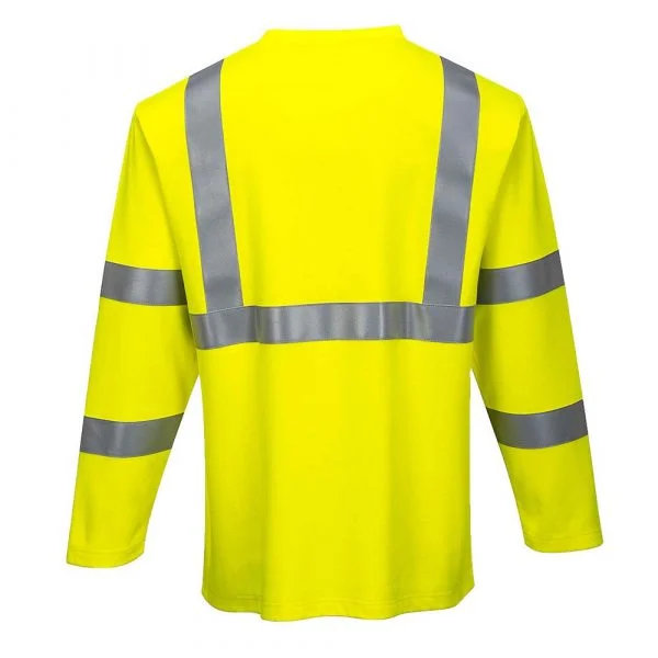 t-shirt-portwest-a-manches-longues-haute-visibilite-fr-2 T-shirt PORTWEST à manches longues haute visibilité FR 2