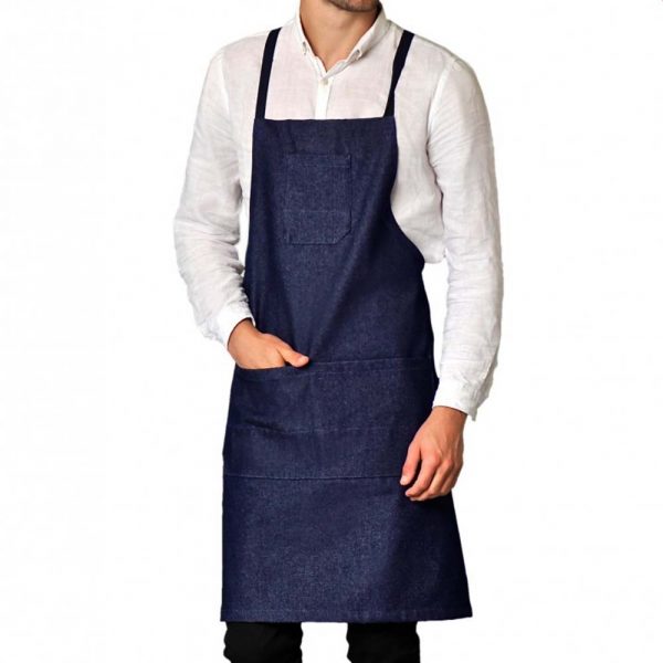 Tablier de cuisine SNV BARRY bleu denim