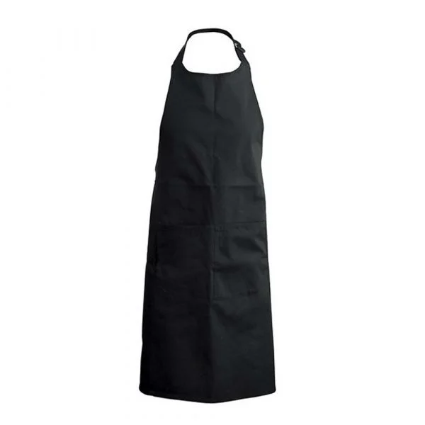 tablier-kariban-coton-avec-poche-noir Tablier KARIBAN coton avec poche noir