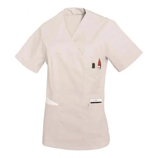 Tunique femme SNV Julia manches courtes blanc