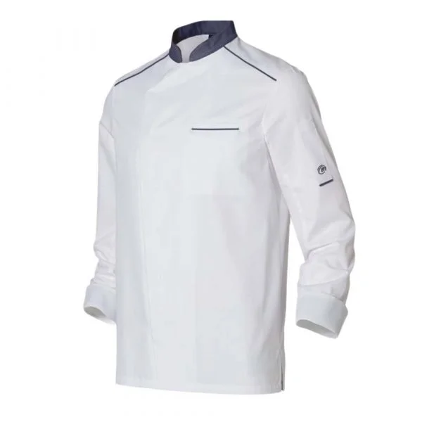 veste-de-cuisine-molinel-neospirit-homme-manches-longues-blanc-bleu Veste de cuisine MOLINEL Néospirit Homme manches longues blanc/bleu
