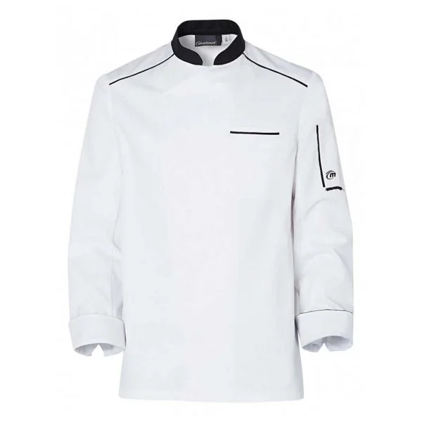 veste-de-cuisine-molinel-neospirit-homme-manches-longues-blanc-noir Veste de cuisine MOLINEL Néospirit Homme manches longues blanc/noir