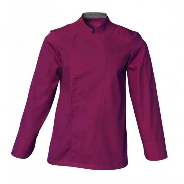 veste-de-cuisine-snv-cookie-ml-prune Veste de cuisine SNV COOKIE ML prune
