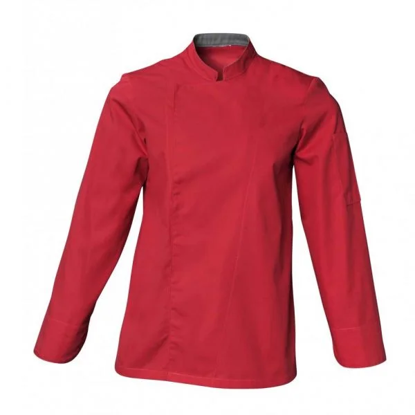 veste-de-cuisine-snv-cookie-ml-rouge Veste de cuisine SNV COOKIE ML rouge