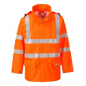 Veste de pluie PORTWEST HiVis FR Sealtex orange