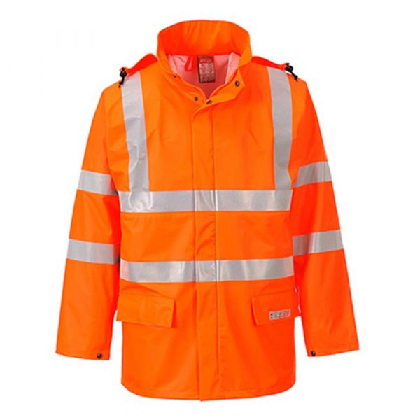 Veste de pluie PORTWEST HiVis FR Sealtex orange