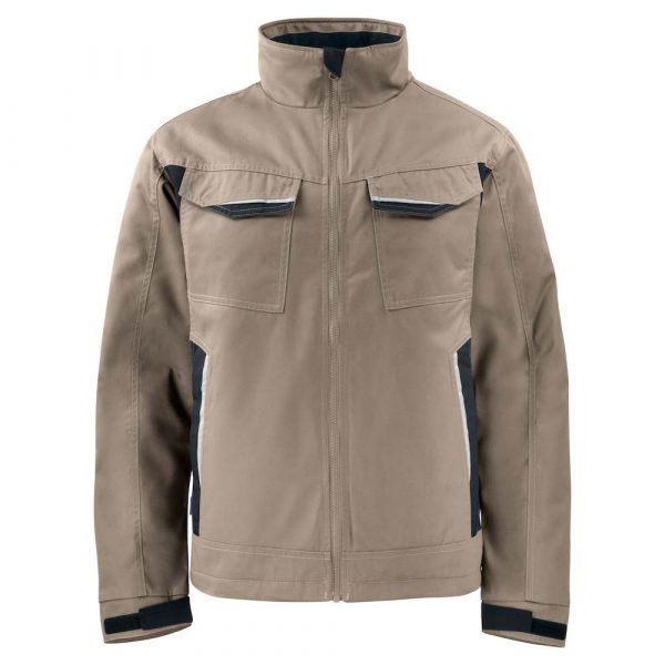 VESTE DE SERVICE PRIO CONTRASTEE DOUBLEE beige