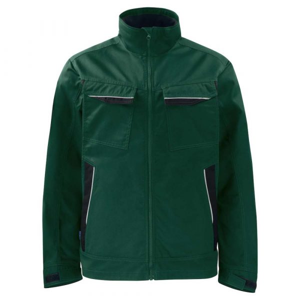 VESTE DE SERVICE PRIO CONTRASTEE vert foret