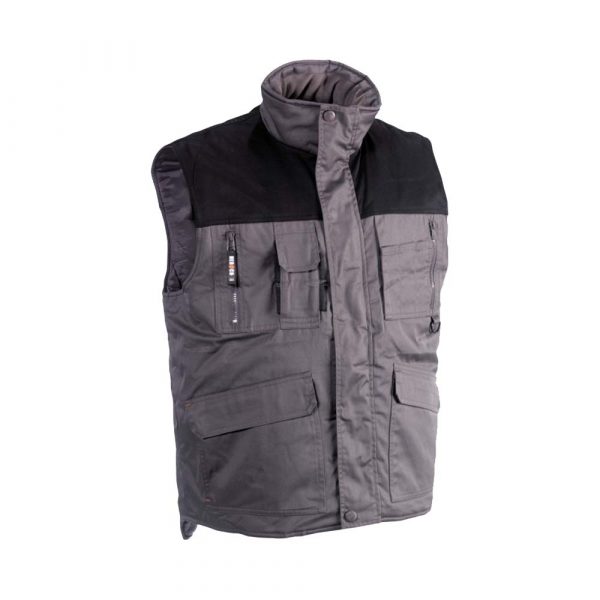 Gilet HEROCK Donar gris-noir