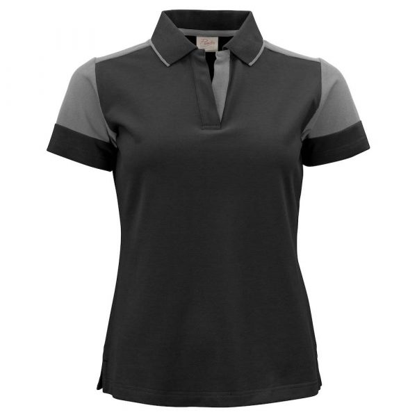 Polo PRINTER Prime Lady noir-gris