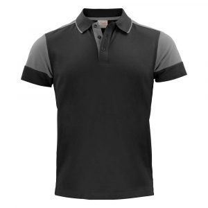 Polo PRINTER Prime noir-gris