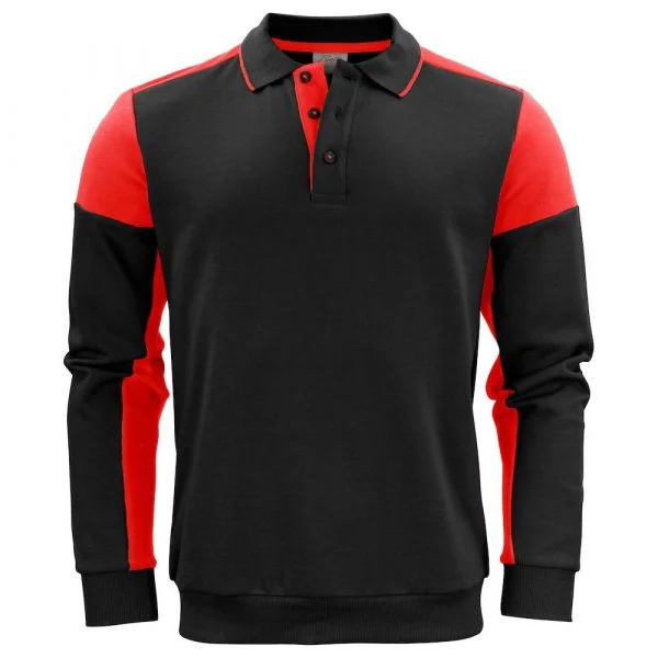 polosweater-printer-prime-noir-rouge Polosweater PRINTER Prime noir-rouge