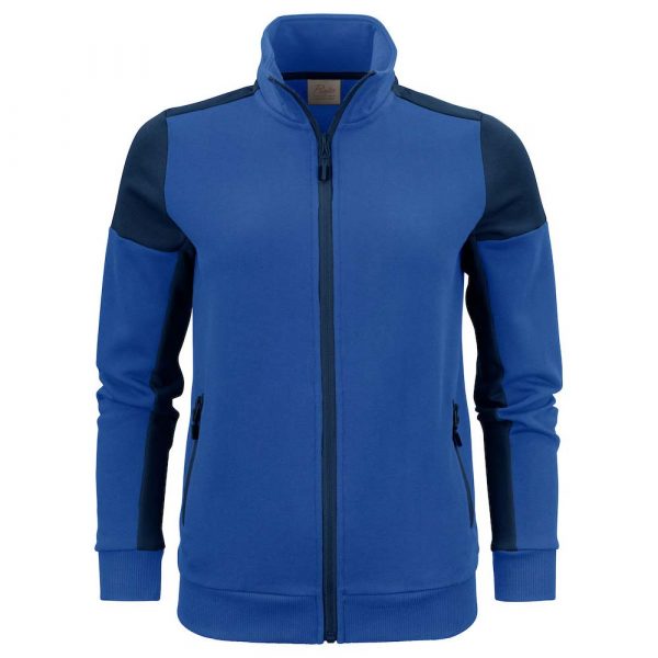 Sweatshirt Jacket Lady PRINTER Prime bleu
