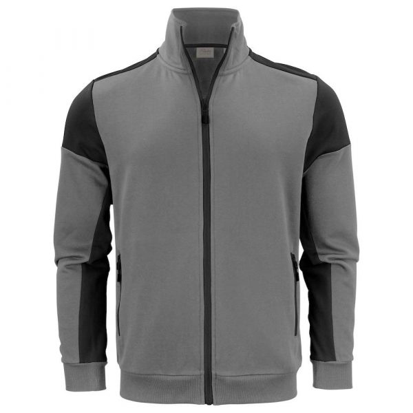 Sweatshirt Jacket PRINTER Prime gris-acier
