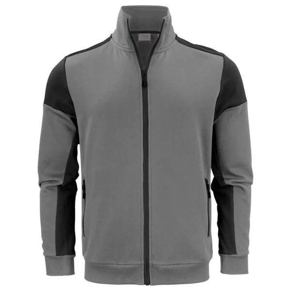 Sweatshirt Jacket PRINTER Prime gris-acier