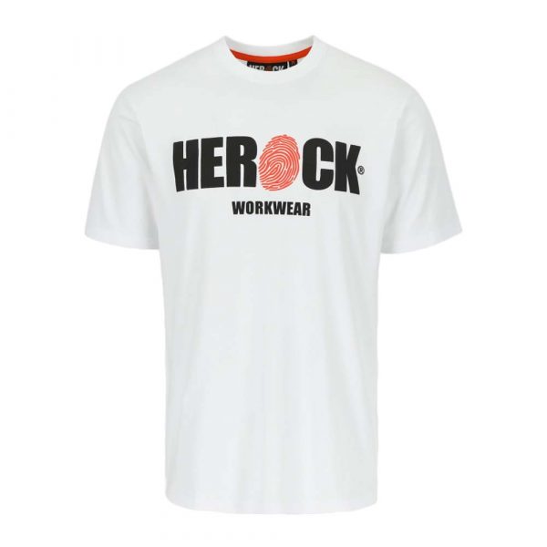 T-shirt manches courtes HEROCK Eni blanc