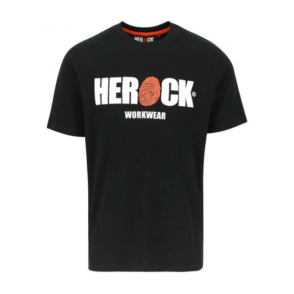 T-shirt manches courtes HEROCK Eni noir