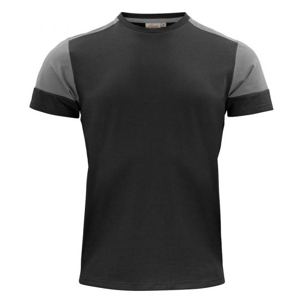 T-shirt PRINTER Prime T noir gris