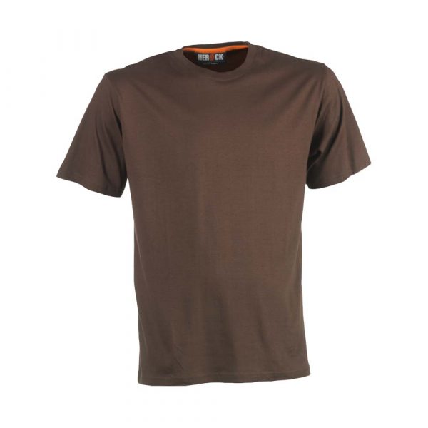 Tee-shirt Manches courtes HEROCK Argo marron