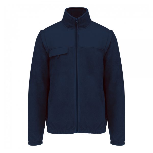 Veste polaire manches amovibles WK bleu marine