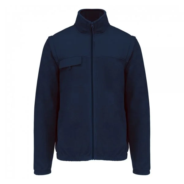 veste-polaire-manches-amovibles-wk-bleu-marine Veste polaire manches amovibles WK bleu marine