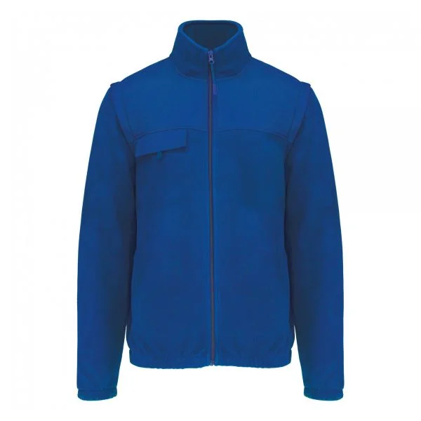 veste-polaire-manches-amovibles-wk-bleu-roi Veste polaire manches amovibles WK bleu roi