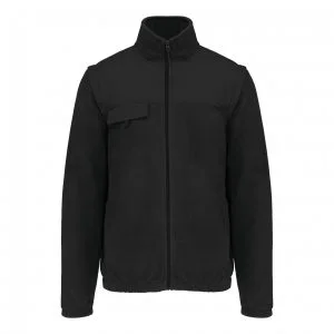 Veste polaire manches amovibles WK noir