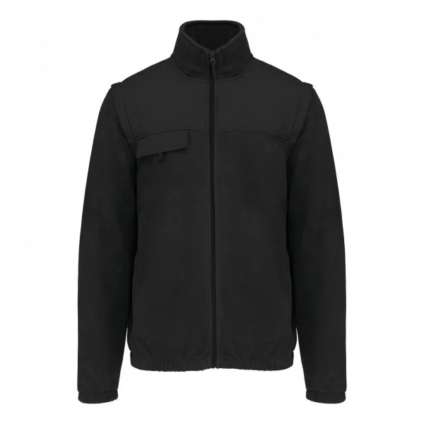 veste-polaire-manches-amovibles-wk-noir Veste polaire manches amovibles WK noir