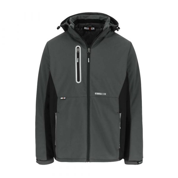 Veste Softshell HEROCK Taris anthracite-noir