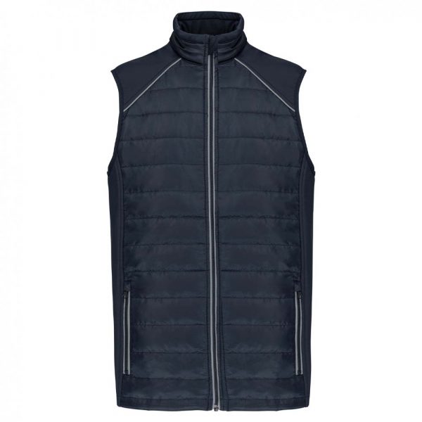 Bodywarmer DayToDay bi-matière marine gris