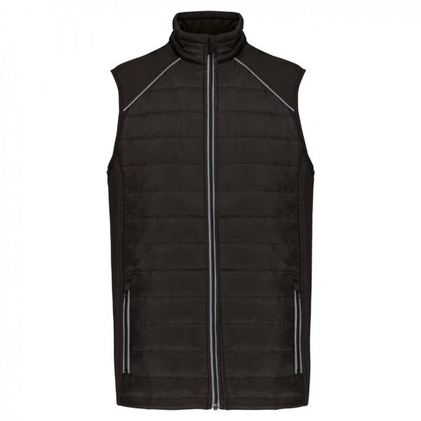 Bodywarmer DayToDay bi-matière noir gris