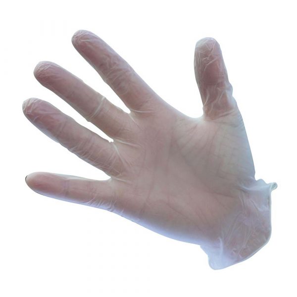 Gants Vinyle PORTWEST Non Poudrés à usage unique (boîte de 100 gants) blanc