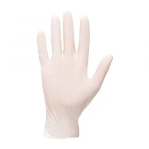 Gants à usage PORTWEST unique Latex Non Poudrés (boîte de 100 gants)