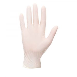 Gants à usage unique PORTWEST Latex Poudré (boîte de 100 gants)