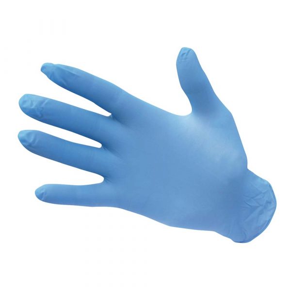 Gants Nitrile PORTWEST Non poudrés à usage unique (lot de 100 gants) bleu