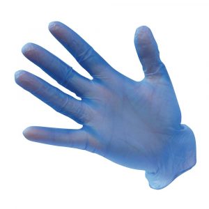 Gants Vinyle PORTWEST Non Poudrés à usage unique (boîte de 100 gants) bleu